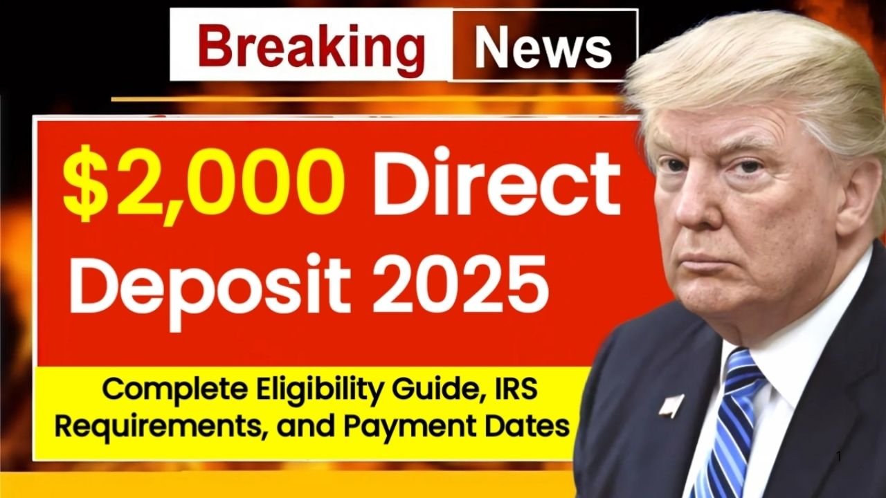 $2,000 Direct Deposit 2025: Eligibility, IRS Rules, and Payment Timeline