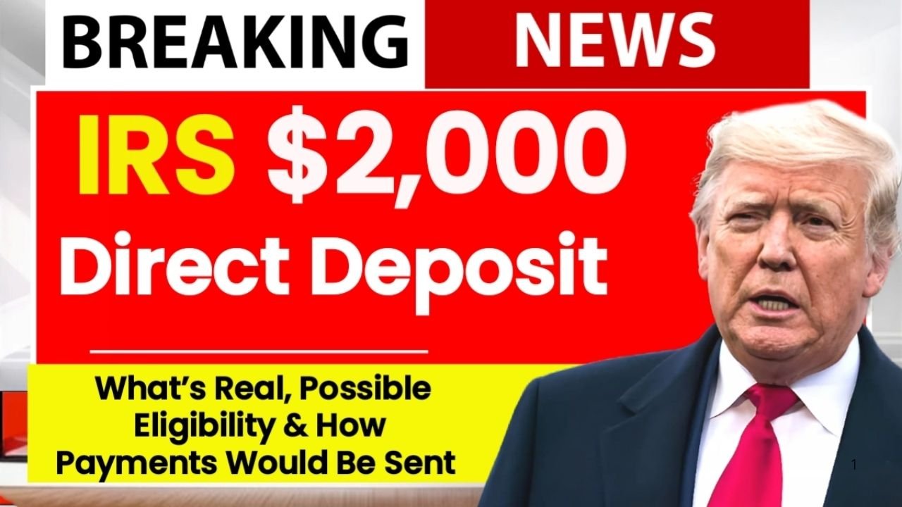 IRS $2,000 Direct Deposit December 2025 Update: What’s Real, Eligibility Expectations & How Payments Could Be Sent