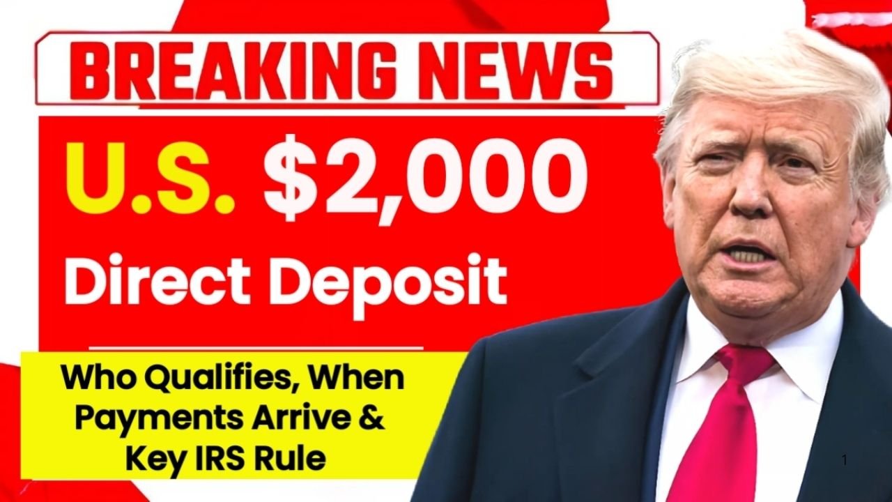 U.S. $2,000 Direct Deposit Update: Who Qualifies, Payment Timeline & IRS Guidelines